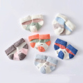 Оптовые нескользящие нескользящие хлопковые носки для новорожденных с противоскользящим покрытием 3d